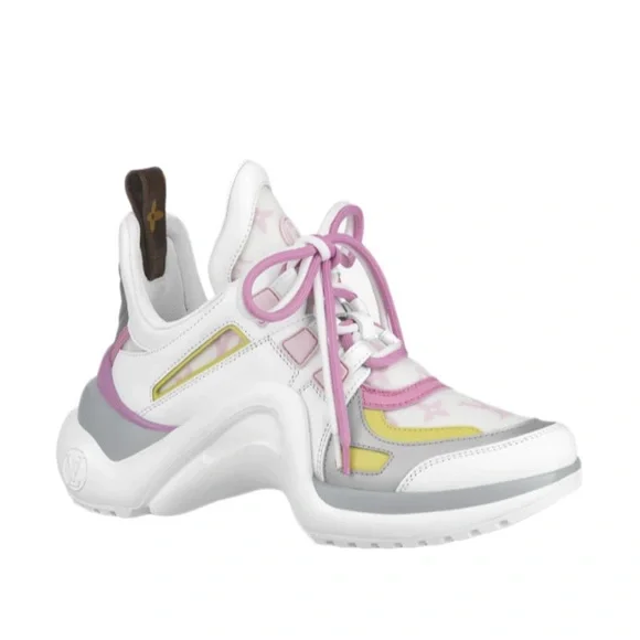 Louis Vuitton | Shoes | Pink White And Yellow Louis Vuitton Lv